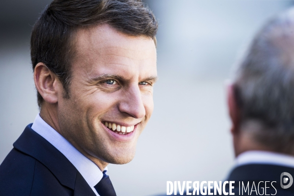 Portraits du président de la république Emmanuel MACRON