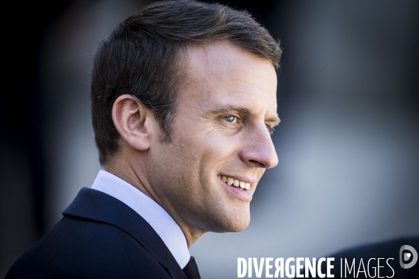 Portraits du président de la république Emmanuel MACRON