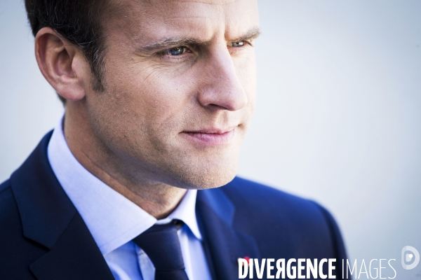 Portraits du président de la république Emmanuel MACRON