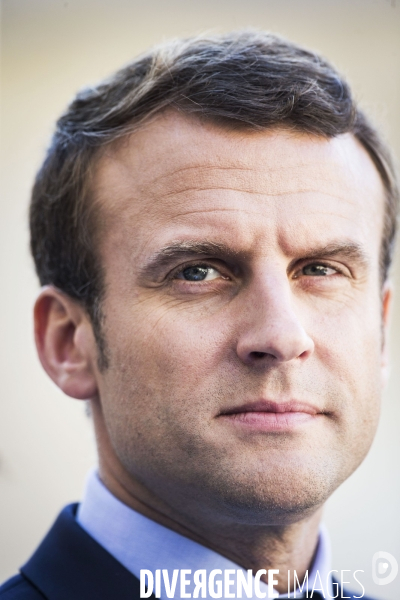 Portraits du président de la république Emmanuel MACRON