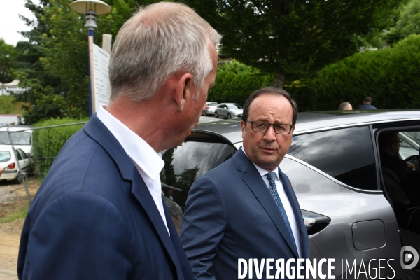 François Hollande en Corrèze