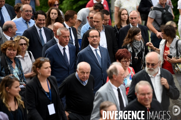 François Hollande en Corrèze