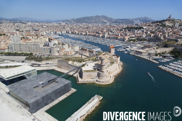 Vue aérienne de Marseille