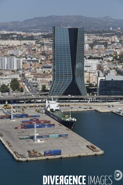 Vue aérienne de Marseille