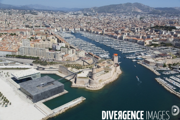 Vue aérienne de Marseille