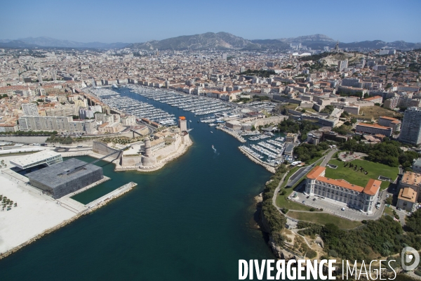 Vue aérienne de Marseille