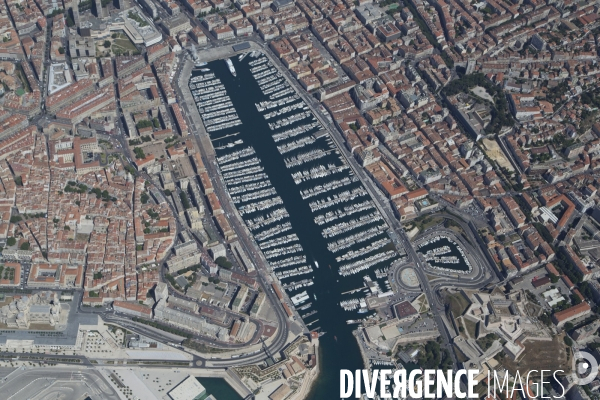 Vue aérienne de Marseille