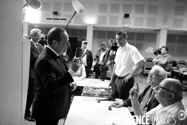 Premier tour des élections législatives. Bureau de vote.