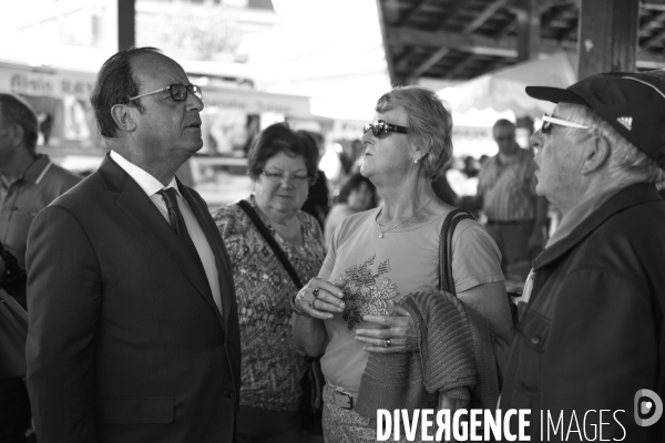 François Hollande en Corrèze