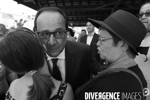 François Hollande en Corrèze