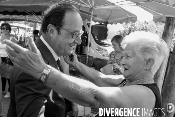 François Hollande en Corrèze