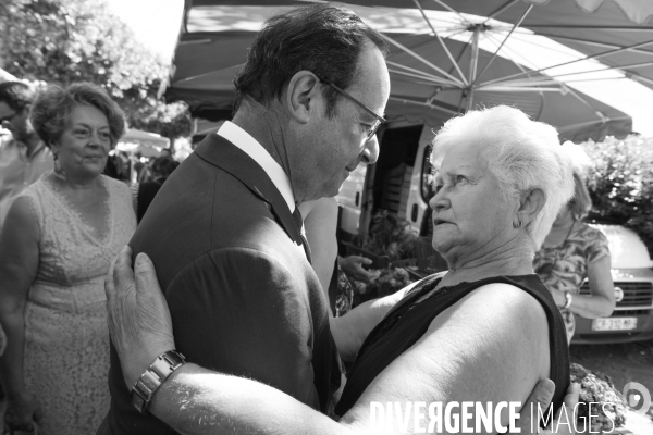 François Hollande en Corrèze