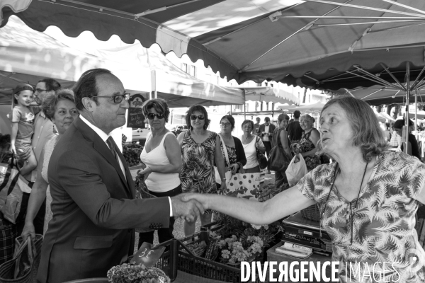 François Hollande en Corrèze