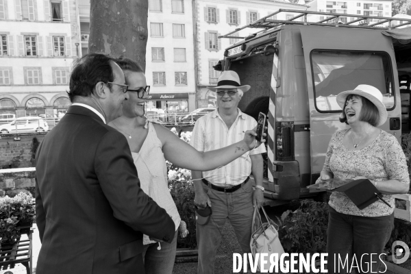 François Hollande en Corrèze