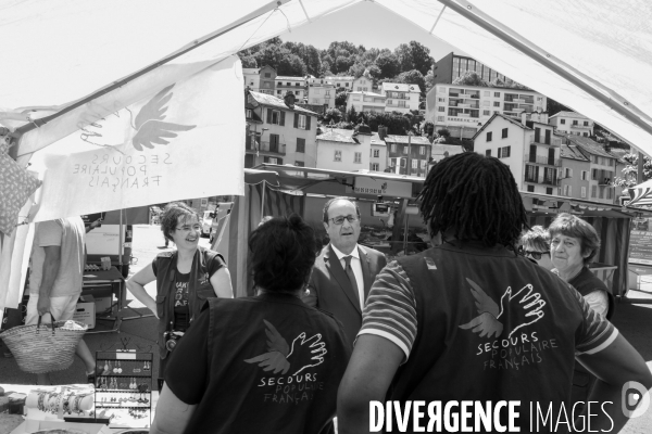 François Hollande en Corrèze