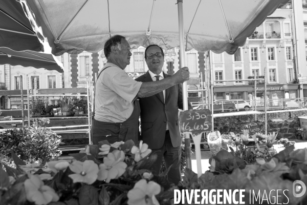 François Hollande en Corrèze