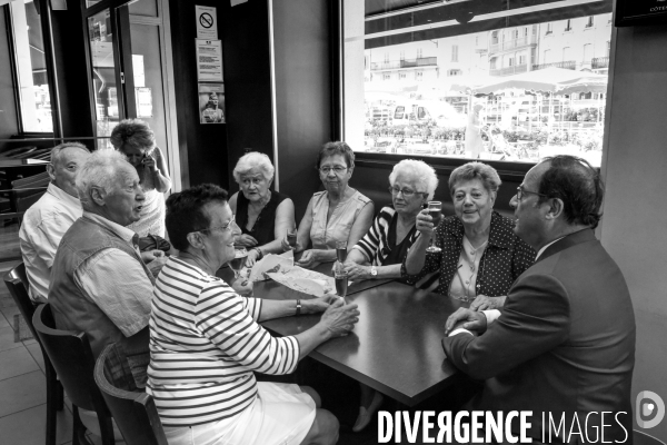 François Hollande en Corrèze