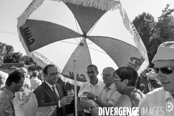 François Hollande en Corrèze