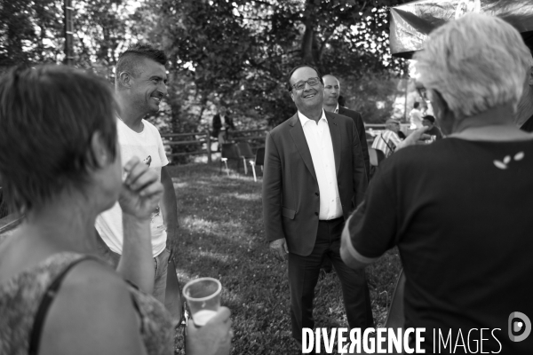 François Hollande en Corrèze