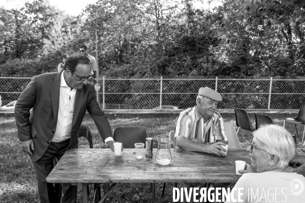 François Hollande en Corrèze