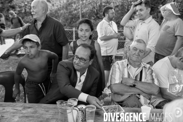 François Hollande en Corrèze