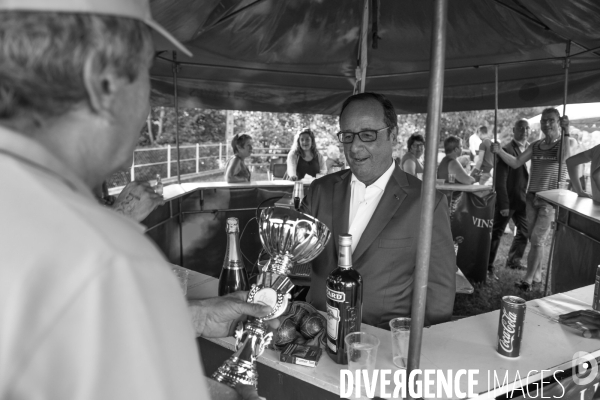 François Hollande en Corrèze