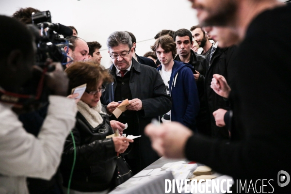 Jean luc melenchon - le vote - 1er tour de la presidentielle