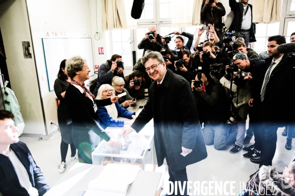 Jean luc melenchon - le vote - 1er tour de la presidentielle