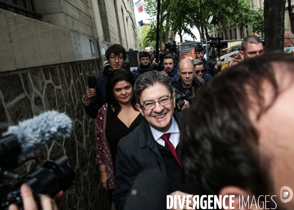 Jean luc melenchon - le vote - 1er tour de la presidentielle