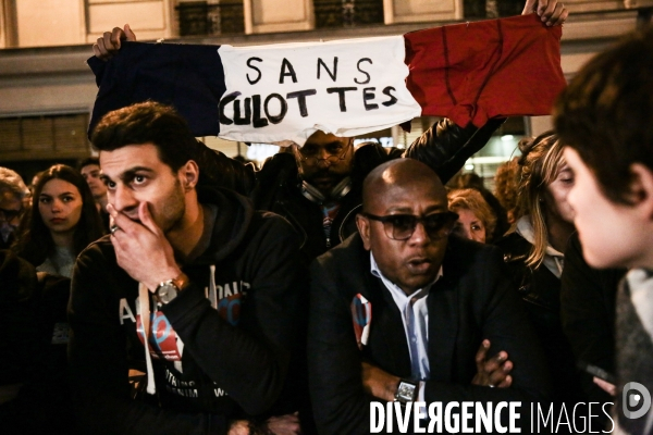 Jean luc melenchon - soir¢e ¢lectorale au belushi s- 1er tour de la presidentielle