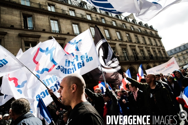 Defile du 1er Mai de Jean Marie Le Pen