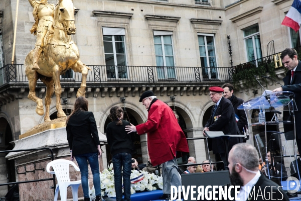Defile du 1er Mai de Jean Marie Le Pen