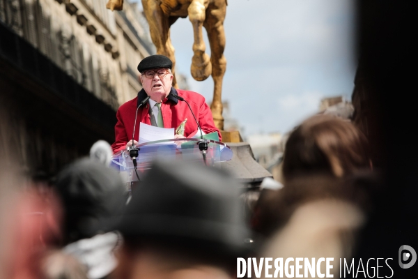 Defile du 1er Mai de Jean Marie Le Pen