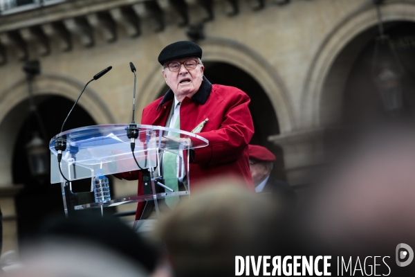 Defile du 1er Mai de Jean Marie Le Pen