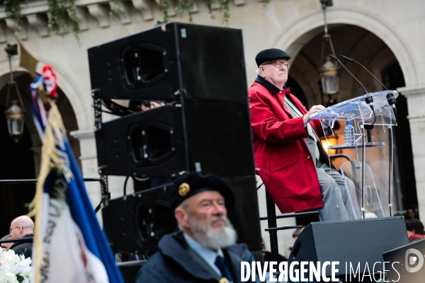 Defile du 1er Mai de Jean Marie Le Pen