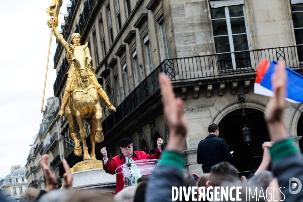 Defile du 1er Mai de Jean Marie Le Pen