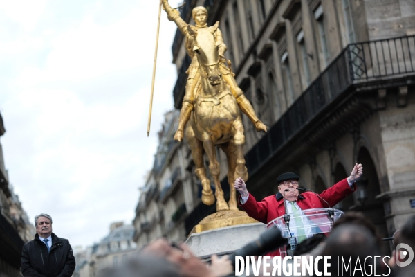 Defile du 1er Mai de Jean Marie Le Pen