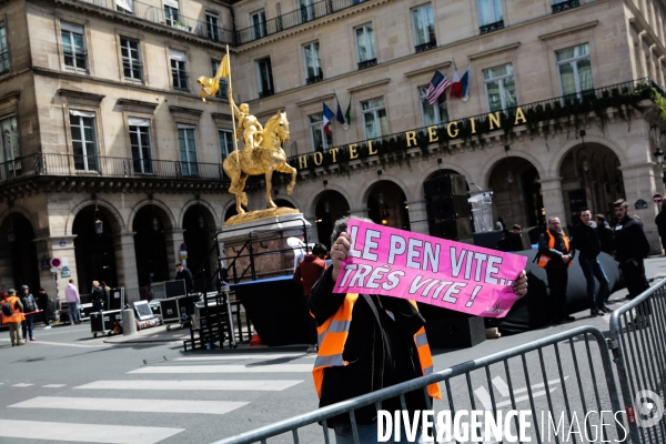 Defile du 1er Mai de Jean Marie Le Pen