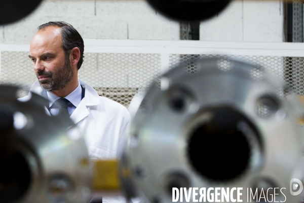 Edouard PHILIPPE et Muriel PENICAUD visitent l usine TELMA.