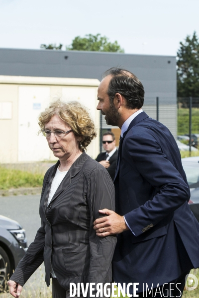 Edouard PHILIPPE et Muriel PENICAUD visitent l usine TELMA.