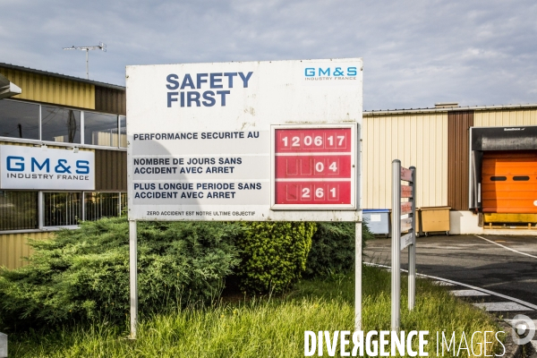 Blocage de l usine GM&S de La Souterraine - 14.06.2017