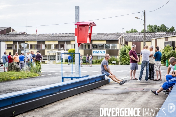 Blocage de l usine GM&S de La Souterraine - 14.06.2017