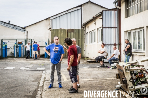 Blocage de l usine GM&S de La Souterraine - 14.06.2017