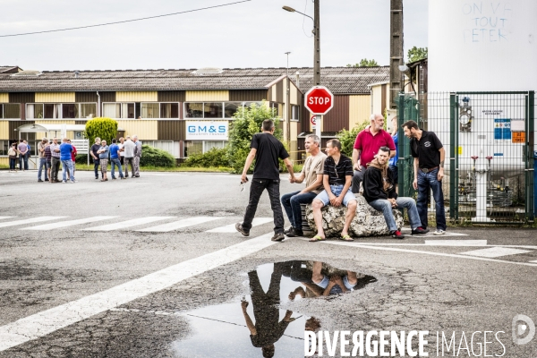 Blocage de l usine GM&S de La Souterraine - 14.06.2017