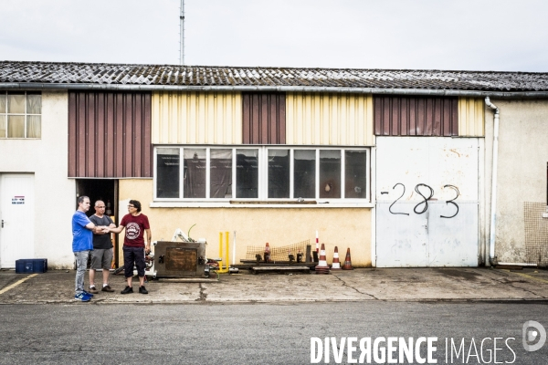 Blocage de l usine GM&S de La Souterraine - 14.06.2017