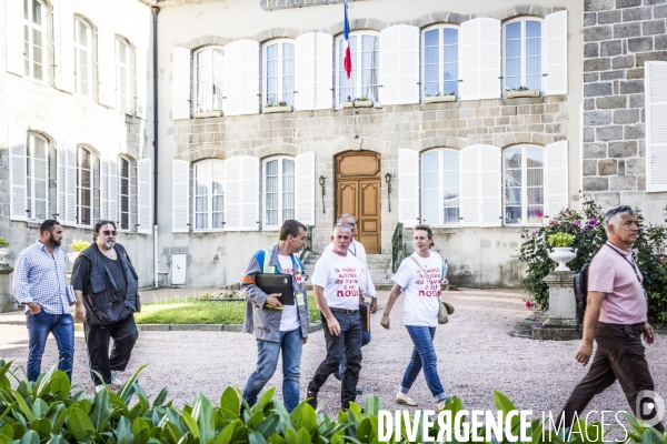 Blocage de l usine GM&S de La Souterraine - 14.06.2017