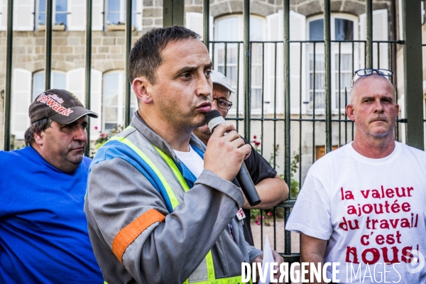 Blocage de l usine GM&S de La Souterraine - 14&15.06.2017