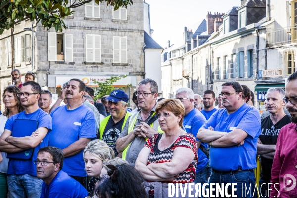 Blocage de l usine GM&S de La Souterraine - 14.06.2017