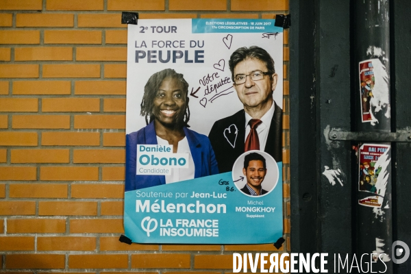 Journée électorale de Danièle Obono - La France Insoumise