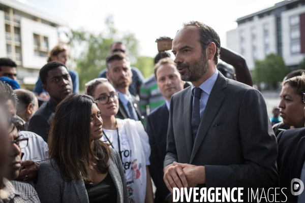 Législatives 2017 : Edouard Philippe en visite de soutien à Prisca Thevenot